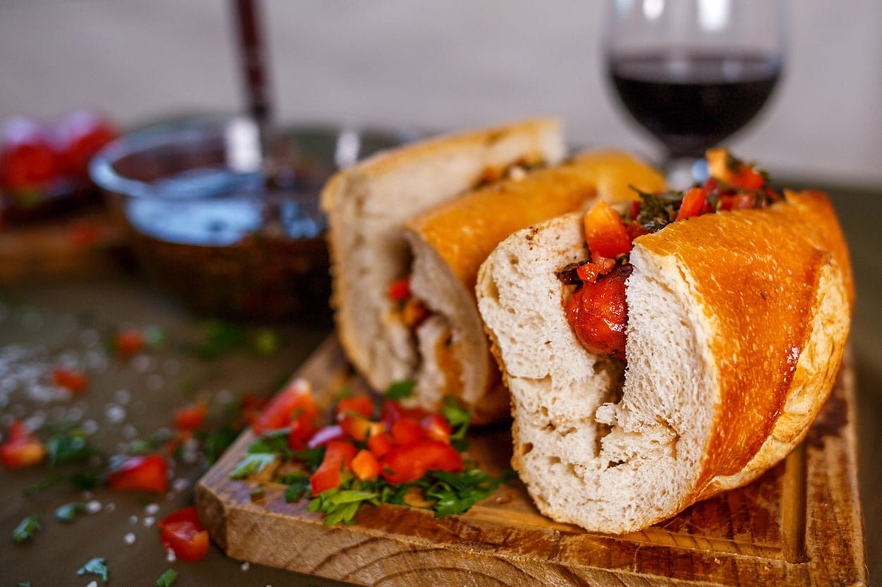 choripán sándwich