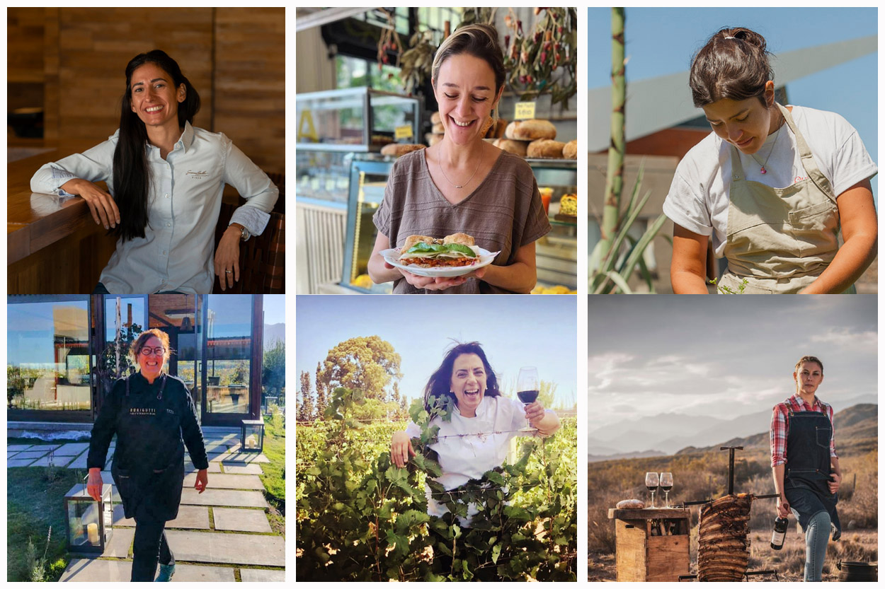 Cocineras de restaurantes de bodegas en Mendoza