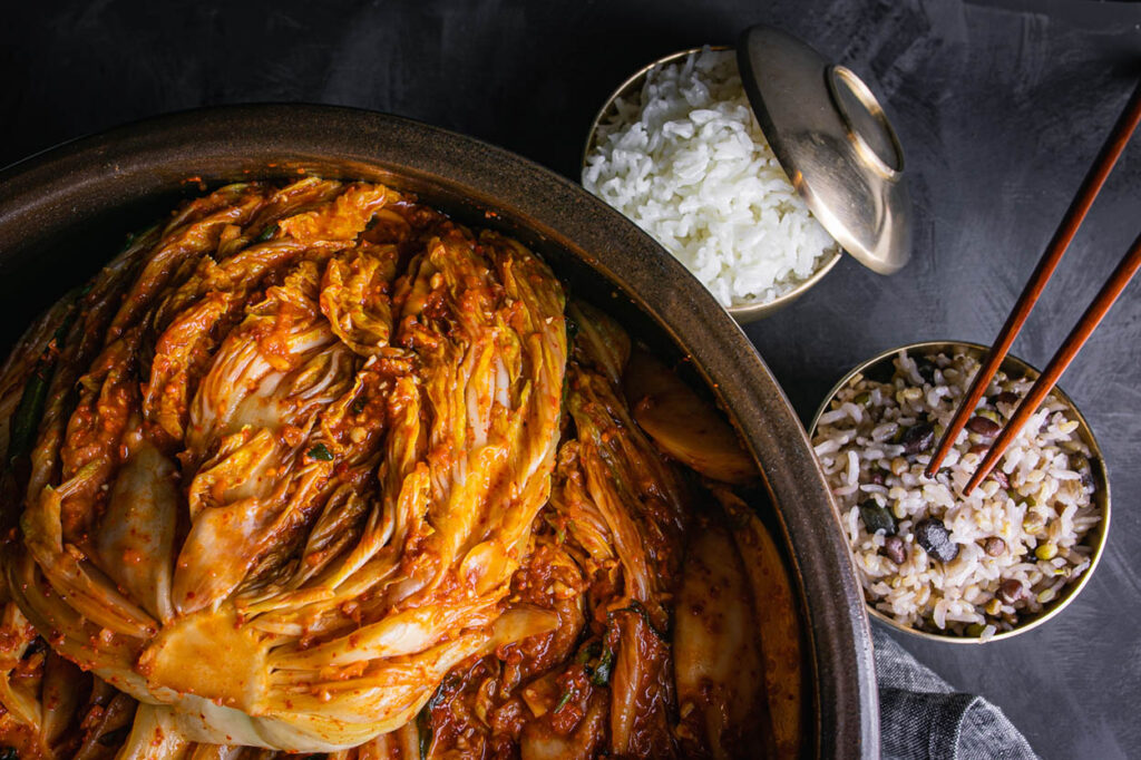 platos coreanos para la Guía Michelin