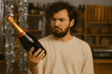 Cómo leer una botella de espumoso champagne