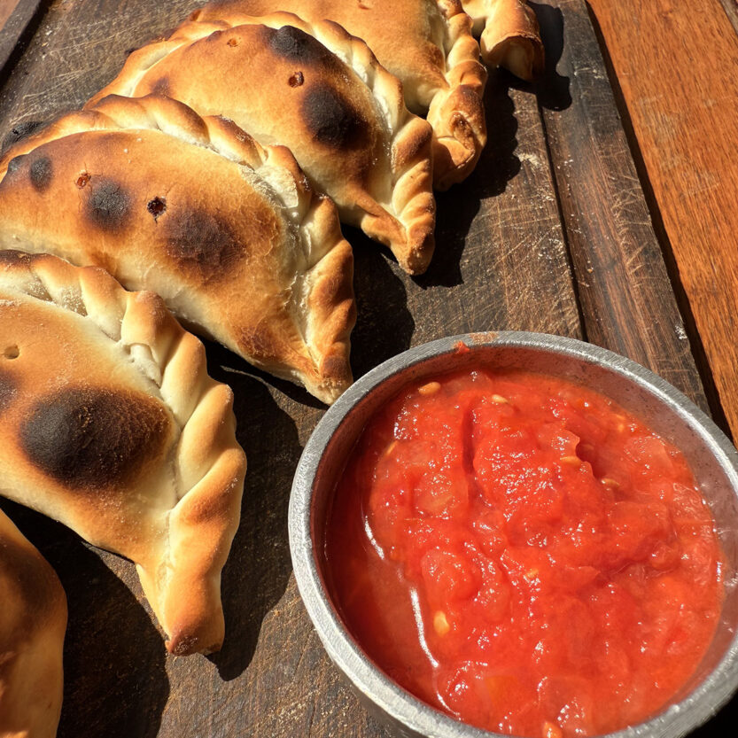 Las empanadas del Santa Evita.